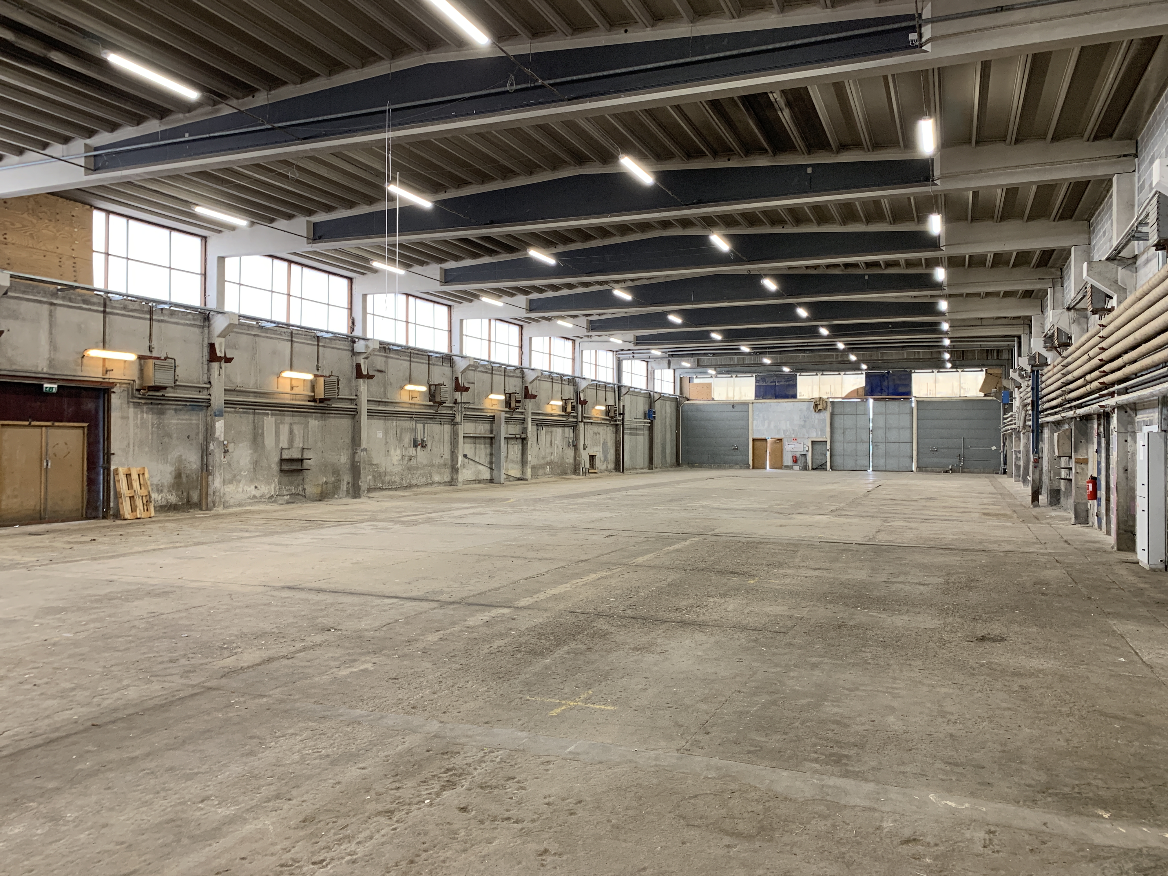 Den store Hal 9 set indefra