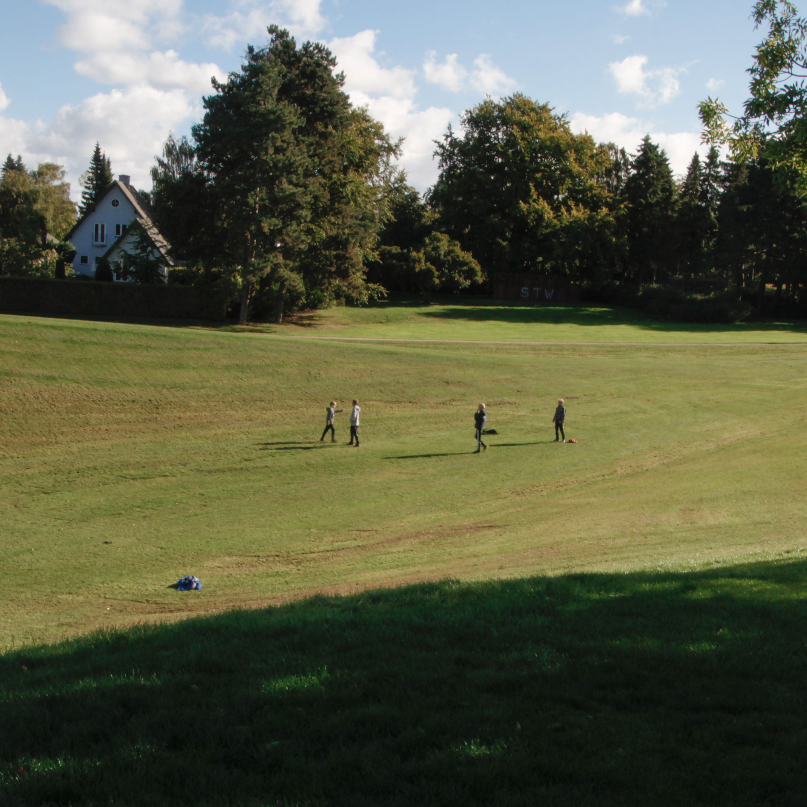 Folkeparken med amfiteatret til venstre