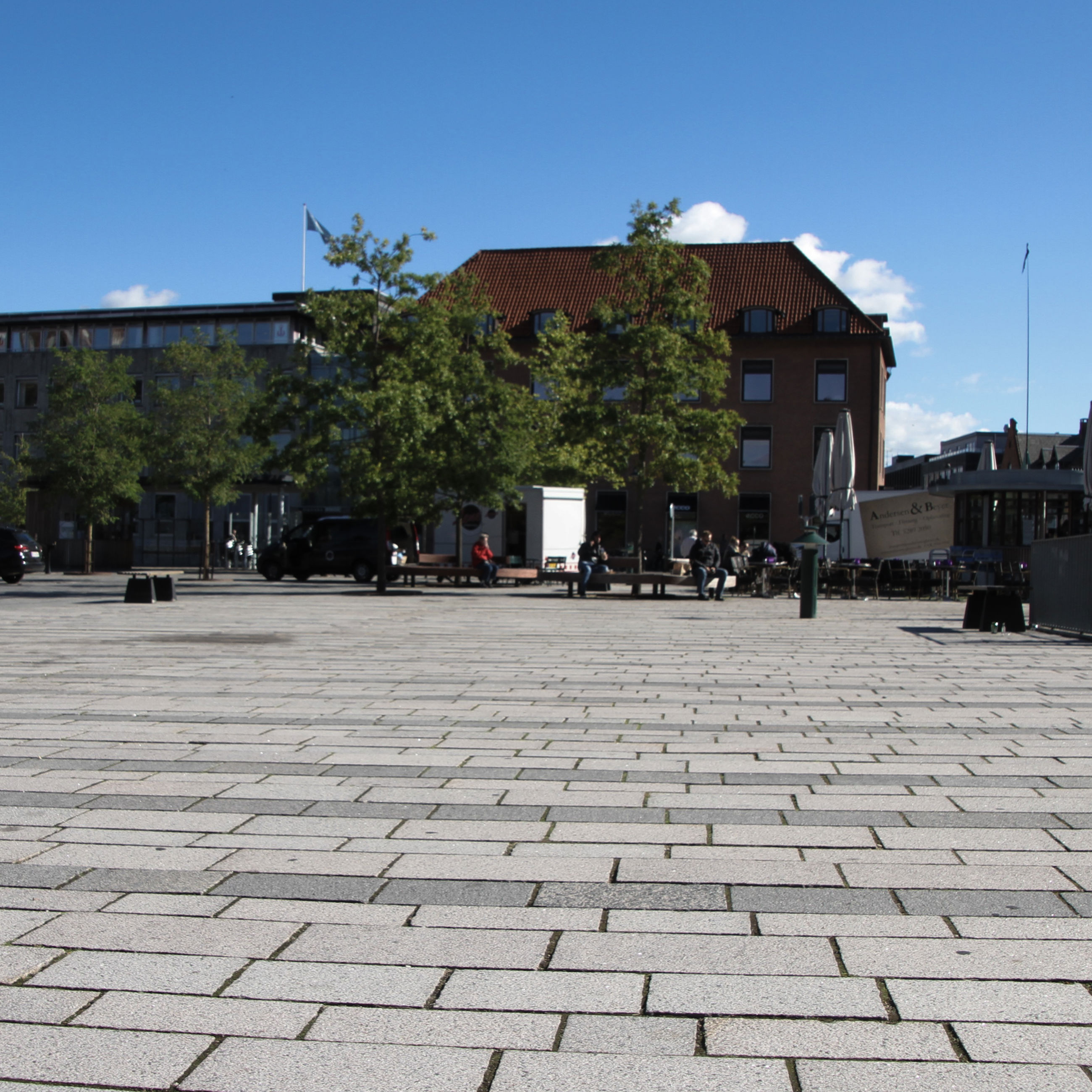 Stændertorvet med Danske Bank i baggrunden